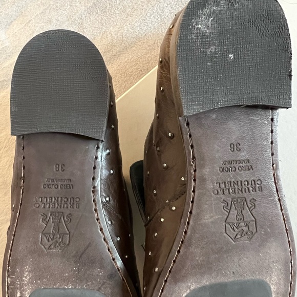 Brunello Cucinelli Diamond Dust Loafers, size 38. - Picture 3 of 6